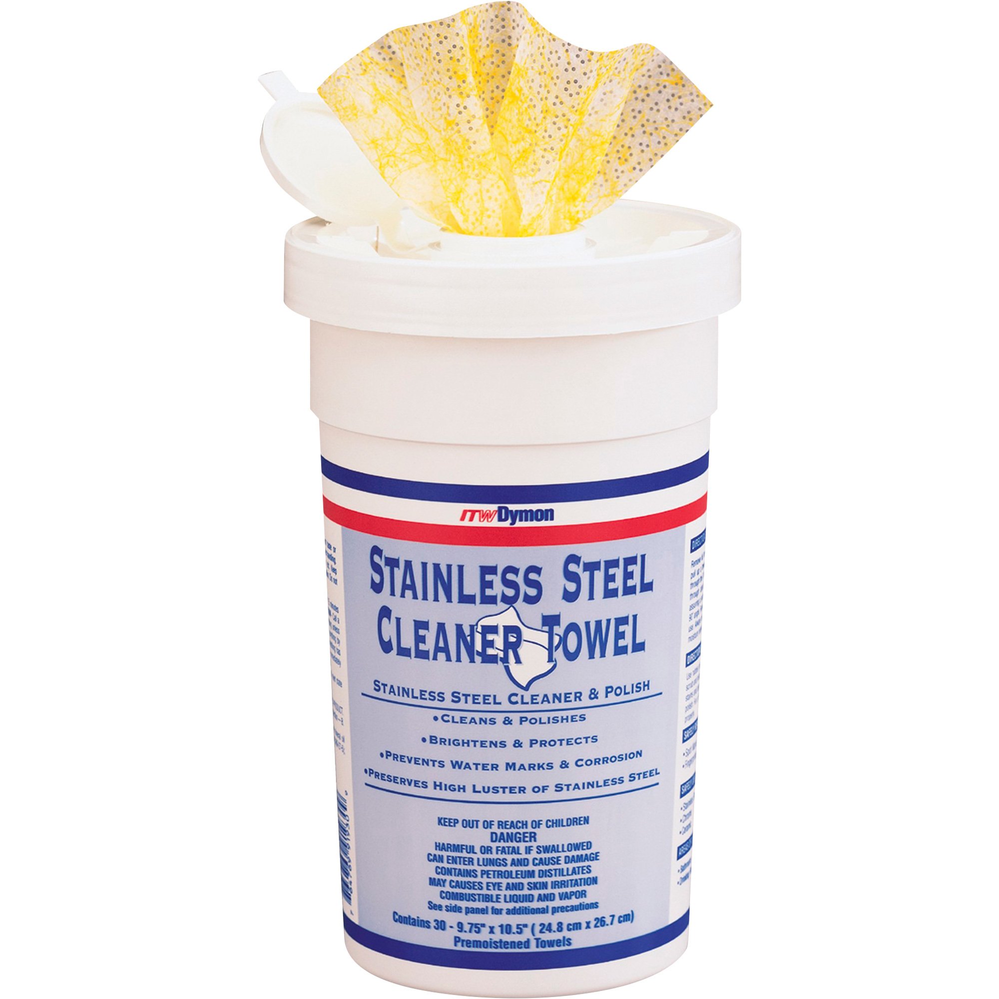 SCRUBS Stainless Steel Cleaner Towels — 6-Pack of 30-Ct. Tubs, Model# 91930